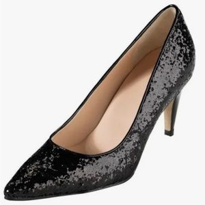 Cole Haan Air Juliana Pump 75 Black Glitter